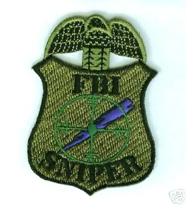 FBI SERVARE VITAS HOSTAGE RESCUE TEAM HRT CNT KANDAHAR FBI SNIPER Iron-on PATCH • $16.93