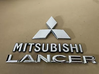 Free Ship Oem 08 09 10 11 12 13 14 15 Mitsubishi Lancer Rear Emblem Badge Set • $24.99