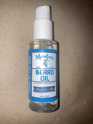Maestro's Classic Mark Of A Man Aromatic Beard Oil - 2 Fl Oz Brand New • $9.99