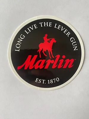 Marlin Firearms Vinyl Decal Bumper Window Safe Sticker 3 1/2  Round Ruger OEM • $5.30