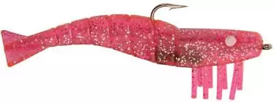 DOA FSH3-320 Shrimp Lure 3  1/4 Oz Pink And Silver Glitter 1 Per Pack • $10