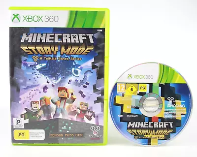 Minecraft Story Mode A Telltale Game Series - Xbox 360 [PAL] - WITH WARRANTY • $17.95