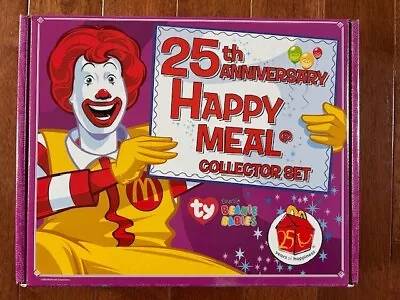 McDonald’s 25th Anniversary Happy Meal Collector Set New In Package • $19.99
