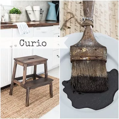 Miss Mustard Seed's Milk Paint - Curio - Rich Brown - 1qt Furniture Painting DIY • $10
