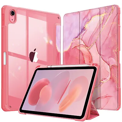 Slim Case For IPad 10th Gen (2022) Clear Back Shell Shockproof Smart Stand Cover • $14.59