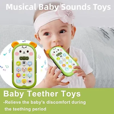 Baby Cell Phone Toy 12 To 18 Months Pretend Phones Toys Musical Sound Toys 2024 • £9.99