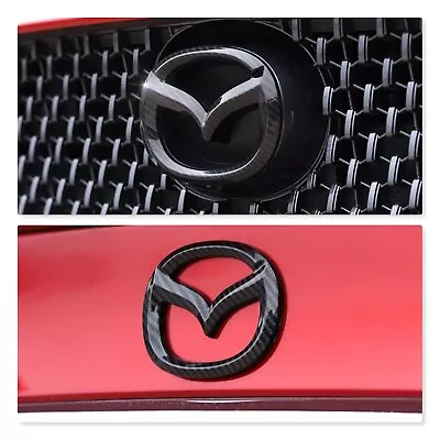 2020-21 Mazda 6 Carbon Black Style Rear/Front Logo Badge Decoration  • $23.50