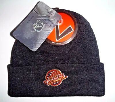 NHL Vancouver Canucks Cuffed Beanie Toque Knit Hat  NWT By Zephyr Ships In 1 Day • $11.99