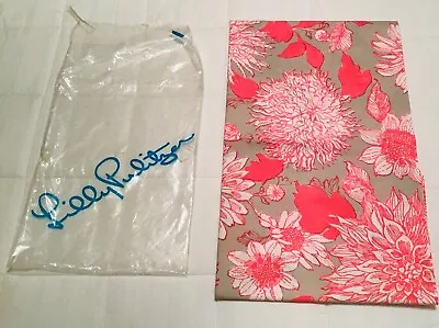 Vintage New 1970’s Lilly Pulitzer Fabric Pink/Grey 2-1/2 Yards X 44” • $119