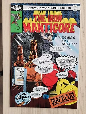 Iron Manticore #1 2019 Aardvark-Vanaheim Comics High Grade Demon In A Bottle! • $14.99