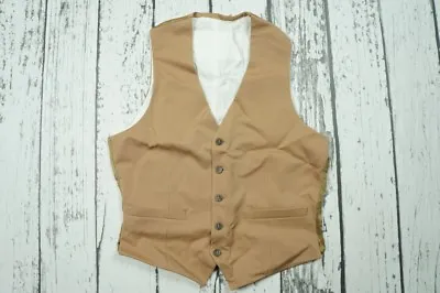 MAISON MARTIN MARGIELA X H&M Re-edition Button Beige Suit Vest WAISTCOAT 38R 48 • $80