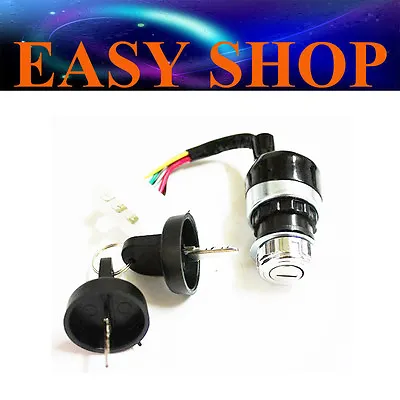 5 Wires Ignition Switch Key For Diesel Generator ATV Halley Motorcycle Engine • $15.44