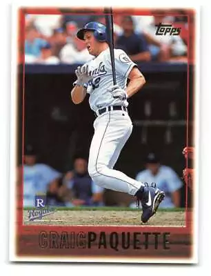 1997 Topps #417 Craig Paquette Nmmt Royals • $1.29