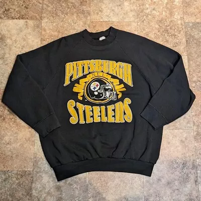 Vintage Pittsburgh Steelers 80s Raglan Sweatshirt • $35