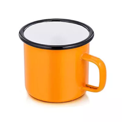 Portable Enamel Coffee Tea Mug Set For Home Office Travel Camping Mug 350 ML • £7.99