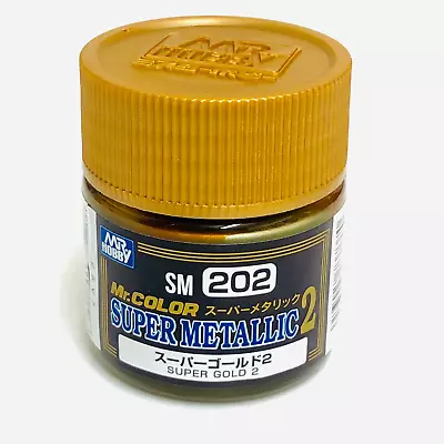 Mr. Hobby Mr Color SM202 Super Metallic Super Gold 10ml • $4.49