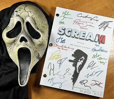 Scream VI Script Signed- Autograph Reprints- 124 Pages- Scream 6- Ghost Face • $24.99
