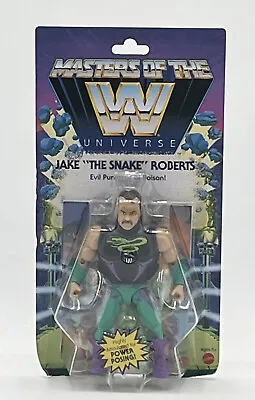 WWE Jake  The Snake  Roberts Masters Of The WWE Universe Mattel Action Figure • $69.95