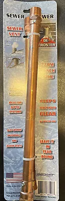 Sewer Skewer 17 In.   L Copper Sewer Vent Defroster Extender • $22