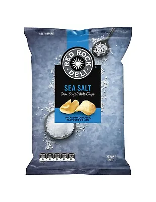 Red Rock Chip Sea Salt 165g • $7.95