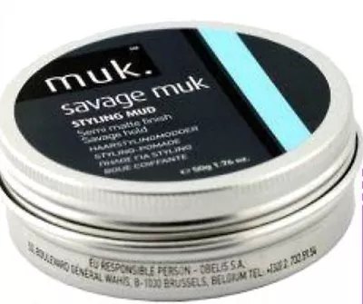 SAVAGE MUK STYLING MUD 95GR By MUK Hard Hold Australian Stockists And Stock • $29.95