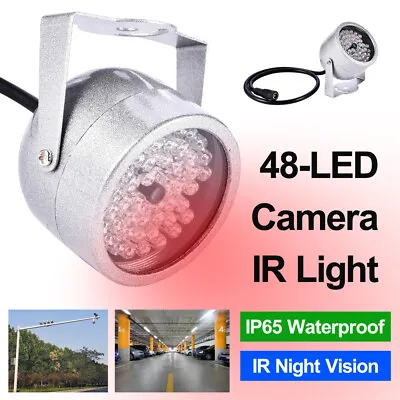 £9.88 • Buy 48 LED IR Infrared Illuminator Night Vision DC Light Lamp 75FT For CCTV Camera