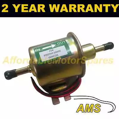£39.99 • Buy 12v Electric Universal Petrol Diesel Fuel Pump Positive Earth Kit Car Fpu5p03