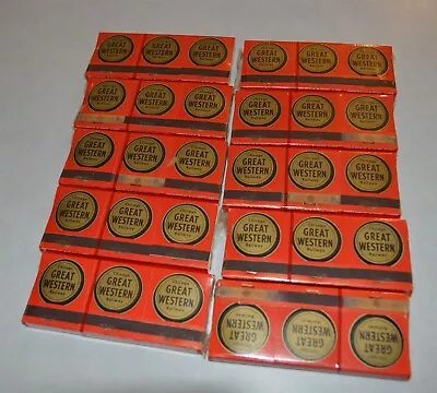 10 Sealed Packs Chicago Great Western Railroad Book Matches 60 Matches Total  • $24.99