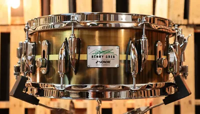 Sonor 13x5.75 Benny Greb Signature Brass Snare Drum • $1199