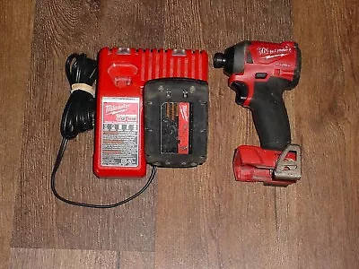 Milwaukee 18V Cordless Impact Driver 2853-20 W/ Batt & Charger Tested L@@K !! • $79.99