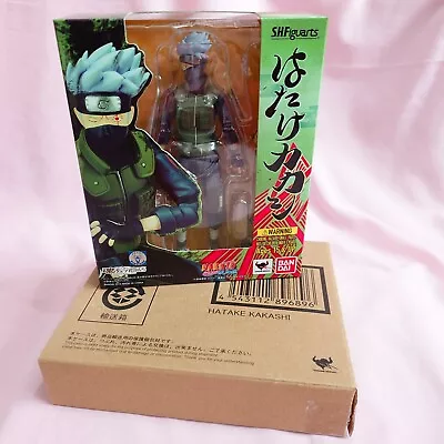 Naruto Shippuuden SH Figuarts Kakashi Hatake Figure + Shipper Bandai 2015 • £35