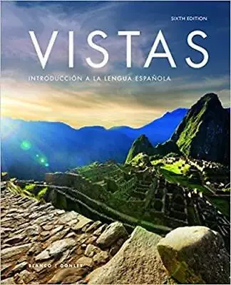 Vistas Introduccion A La Lengua Espanola (6th Edition) - Hardcover - GOOD • $30.51