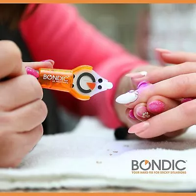 Bondic UV Portable Artificial Nail Repair Art And Adhesive Travel Tool Kit Gift • £18.99