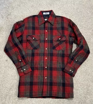 Northwest Territory Wool Jacket Shirt Men’s Size Small Flannel Plaid Red NEW • $25