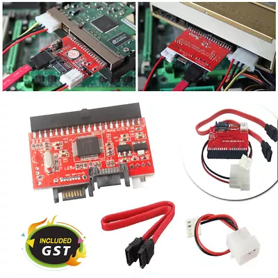 $10.51 • Buy Bidirectional IDE To SATA HDD Adapter Converter Serial-ATA 40pin Port With Cable