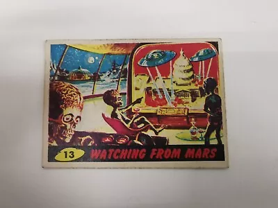 £14.99 • Buy Mars Attacks A&BC Bubblegum Card #13 1962 Watching From Mars 