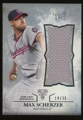 2015 Topps Triple Threads Unity Single Jumbo Relics /36 Max Scherzer #UJR-MS • $13.99