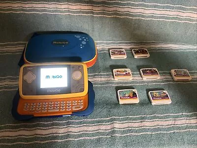 VTach Mobigo Touch System With 7 Games And Travel Case Learning System  READ • $65