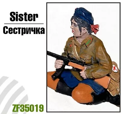 135 Soviet Medicine Sister WWII Zebrano ZF35019 RESIN Model Kit • $12.60