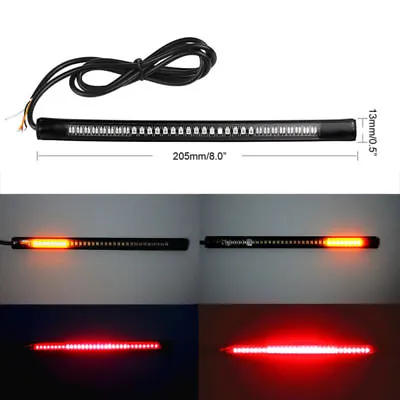 48 LED Strip Brake Turn Signal Tail Light For Yamaha V Star 650 250 1300 1100 • $10.71