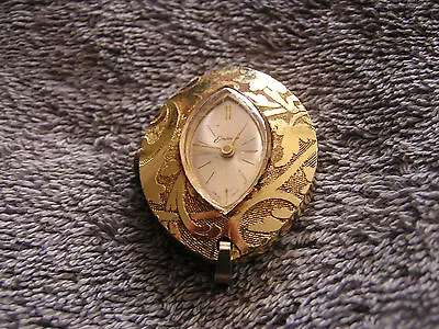 Vintage Tear Dropped Shaped Endura Pendant Watch Swiss Made • $14.99