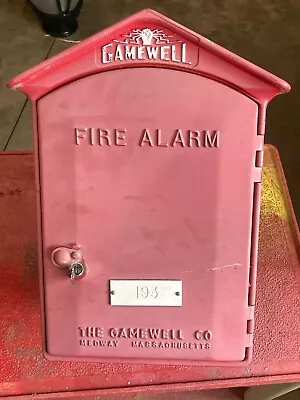 Vintage Gamewell Fire Call Box Alarm Gamewell Wall Mount #193 • $350