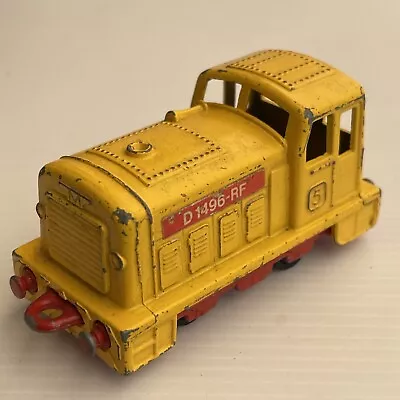 Matchbox Lesney No. 24 Diesel Shunter D1496-RF Yellow Locomotive Train Superfast • $14