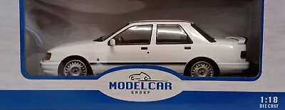 Model Car Group 1/18 Scale - Ford Sierra Cosworth (1988) White • £69.99