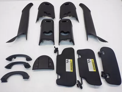 Mini Cooper Hatchback Headliner Column Visor Set Black 2007-2013 R56 289 • $279.89