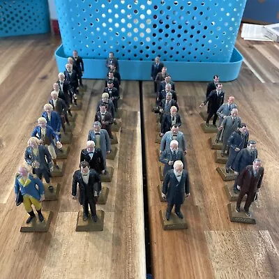 Vintage 1960’s Lot Of 35 MARX Presidents 2.5  Painted Figures • $84.99