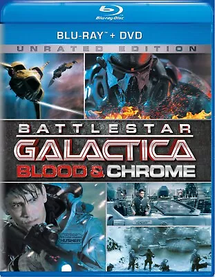 Battlestar Galactica Blood And Chrome Blu-ray Luke Pasqualino NEW • $8.99