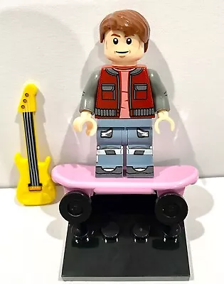 Lego Back To The Future Minifigure Marty McFly Custom Build New • $15