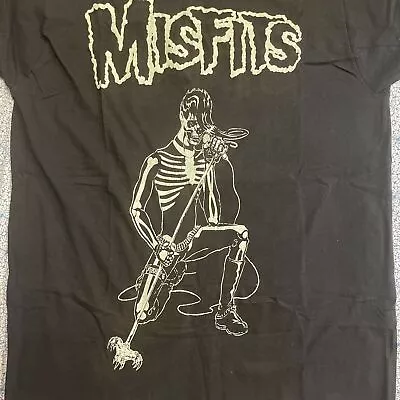 Vintage 80s Single Misfits Heavy Cotton Black All Size Unisex Shirt AS122 • $17.99