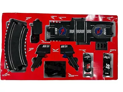 SCX 1/43 Scale Compact Nascar Tri Oval Super Speedway Slot Car Set - See Notes • $41.65